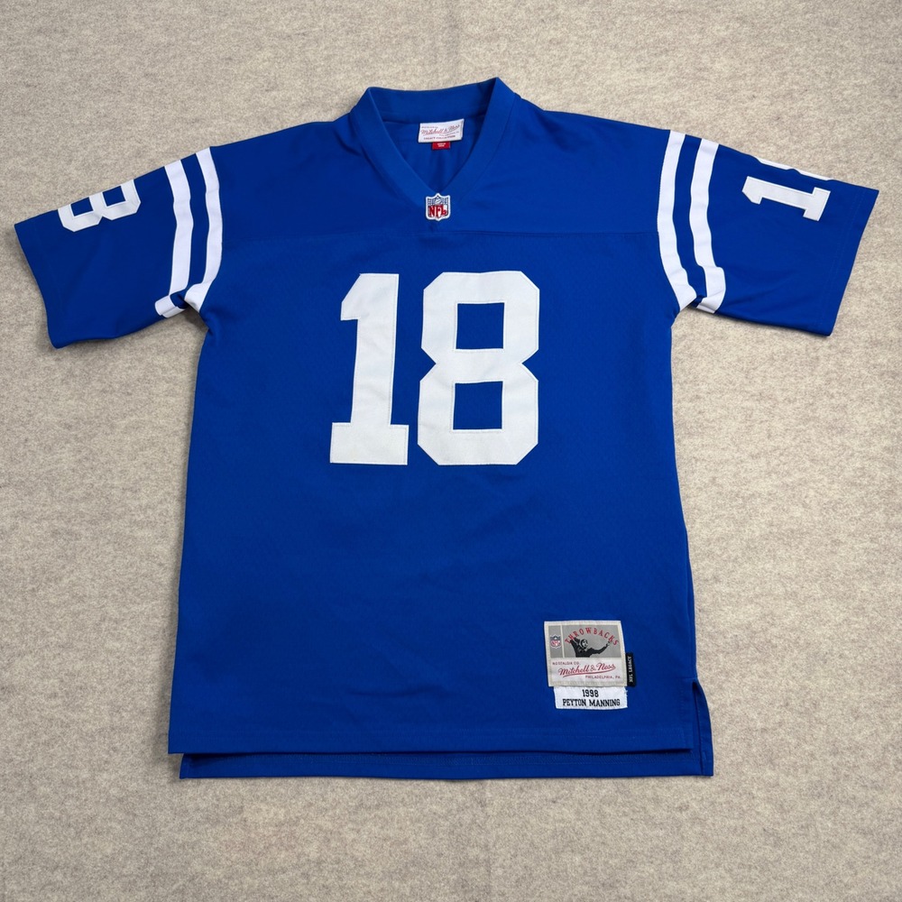 Mitchell & Ness Peyton Manning Indianapolis Colts 1998 Legacy Jersey Blue 18